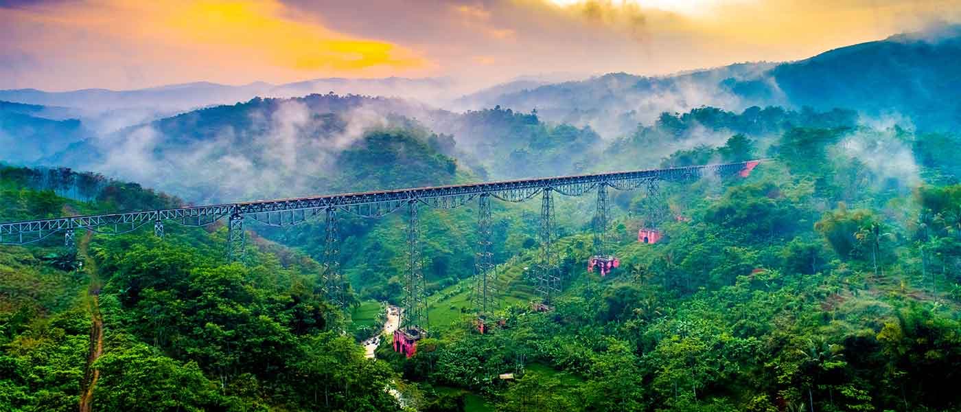 Travelling by train in Indonesia
